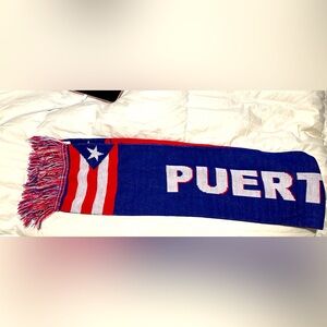 Puerto Rico flag scarf